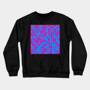 Pink and Blue Crewneck Sweatshirt